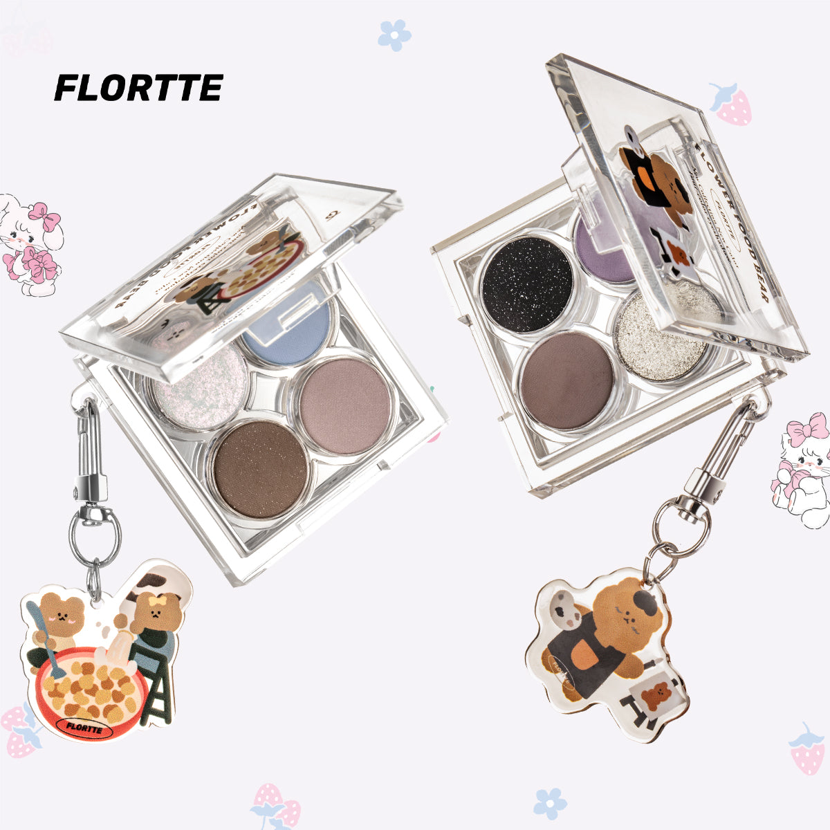 Collection of Flower Food Bear Vierfarbiger Lidschatten  in a gallery layout